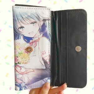 Anime Print Snap Wallet - hatsune miku Vocaloid